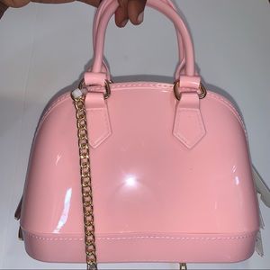 Vegan Handbag Purse Crossbody Dome Satchel JE